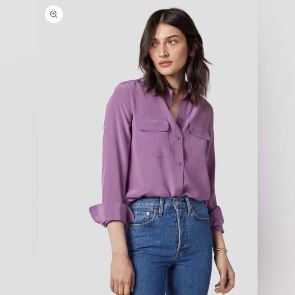 Equipment Tops - Equipment 100% Silk Blouse